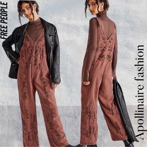 FREE PEOPLE WHERE AM I GOING ONE PIECE NEW SIZE XL IN DUSTY ROSE